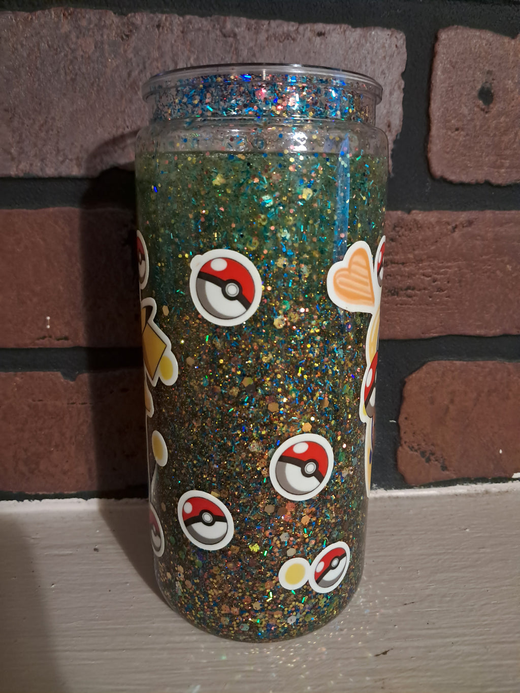 Pre-made Pokémon Pikachu 20 oz Glow in the Dark